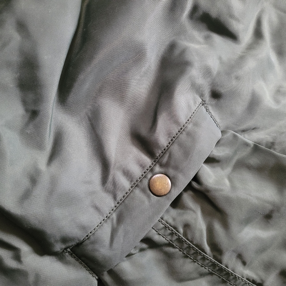 SIWY Army Green Bomber Jacket - Picture 7 of 16